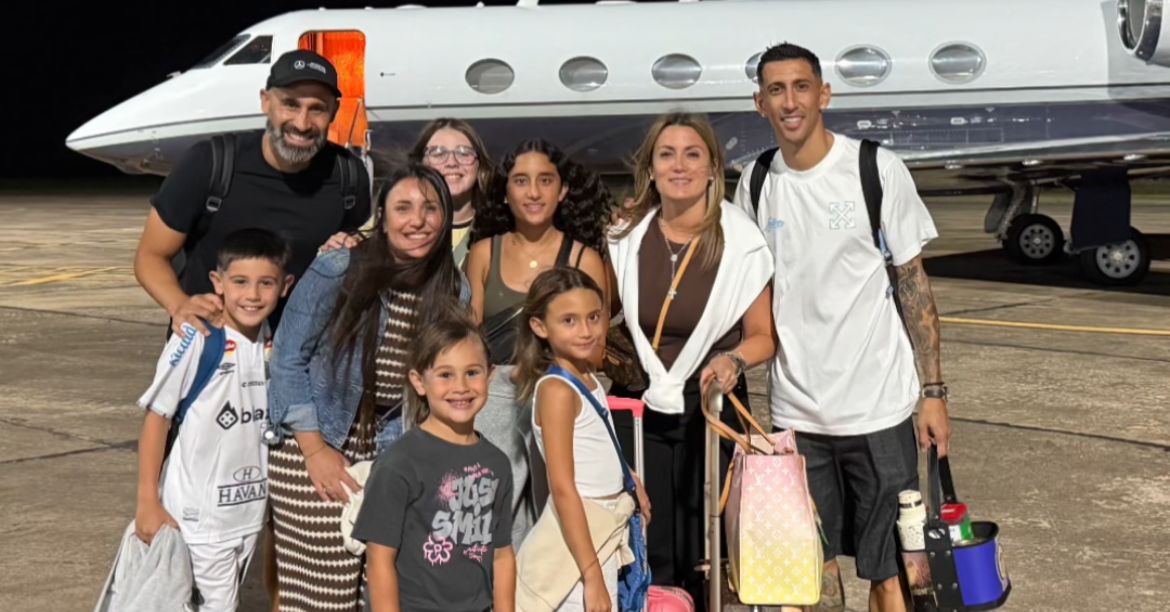 De Funes al Caribe: quien es el jugador de Central que acompañó a Di María en sus vacaciones en Punta Cana